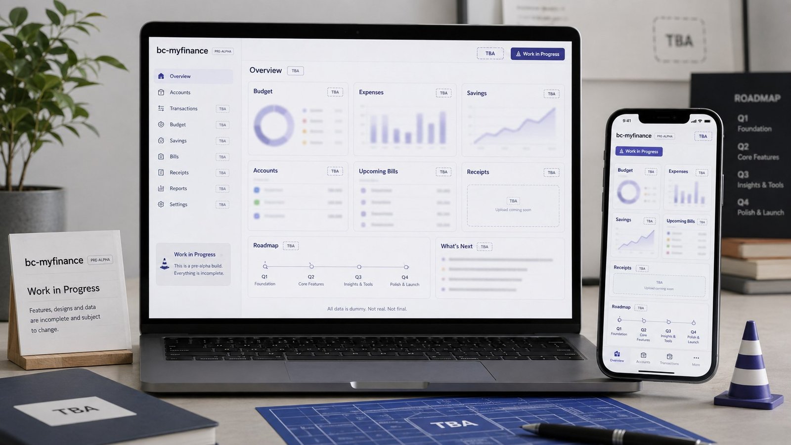 Prototipo in sviluppo di BC-MyFinance